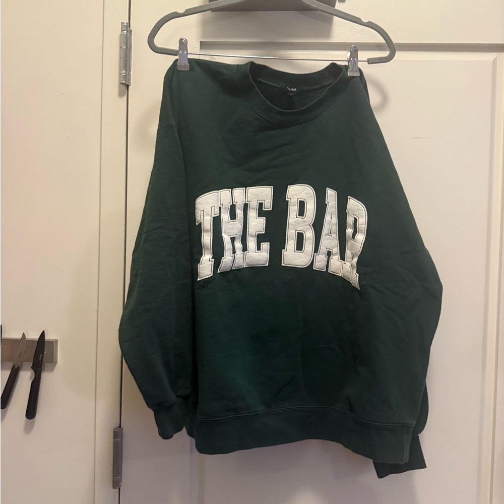 The Bar Forest Green Pullover